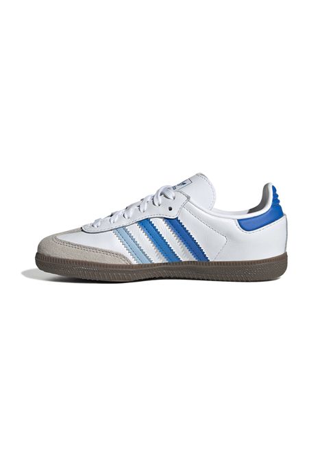 Scarpe Adidas Samba OG Bianco Blu Bambini ADIDAS ORIGINALS | Sneakers | JP5493-